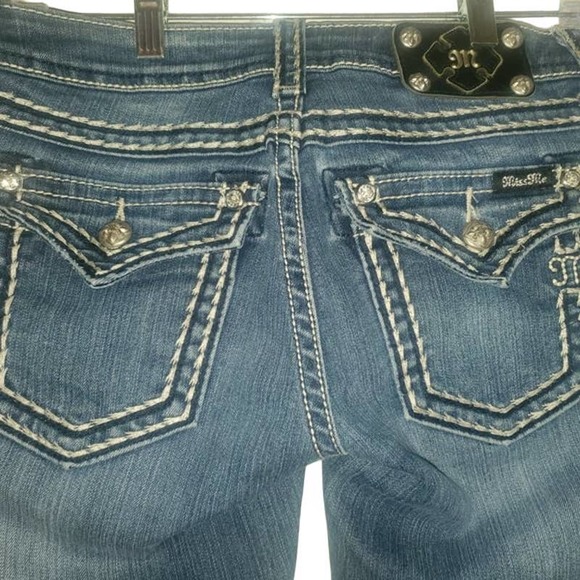 Jeweled Decorated Miss Me Bootcut Jeans - Picture 3 of 3